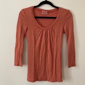 Michael Stars 3/4 sleeve top